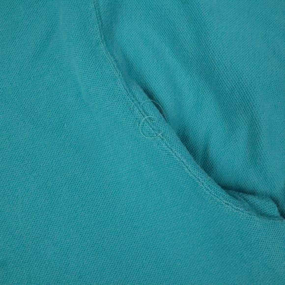 VTG Patagonia Logo Made in USA Large Blue Short Sleeve Collared Polo Shirt - Picture 8 of 10